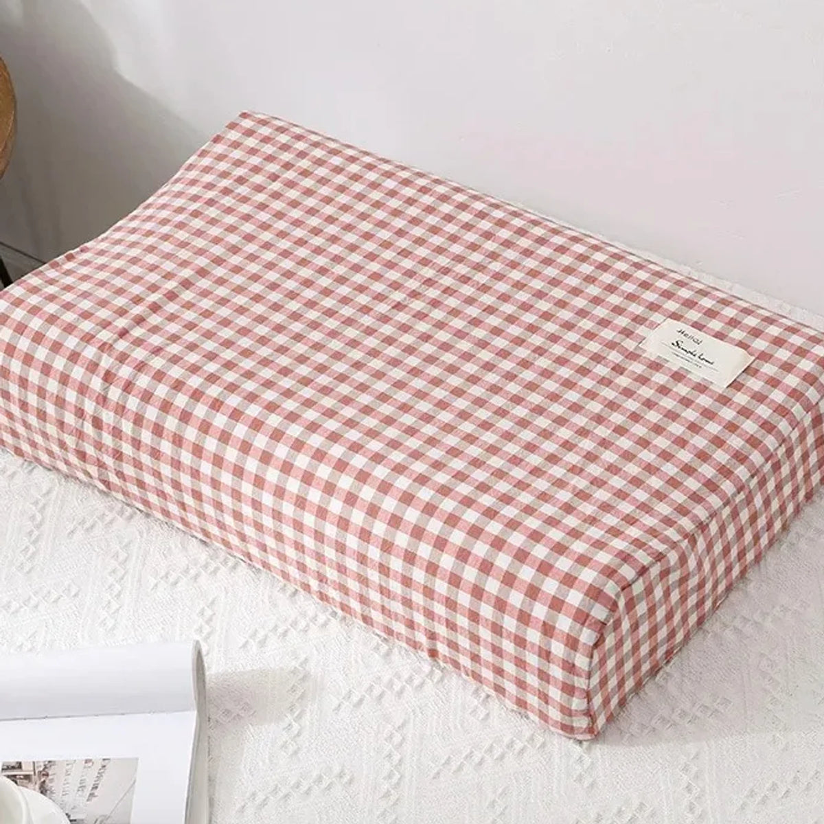 Housse Nuage, coloris vichy rouge